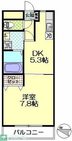 クレストパルの物件間取画像